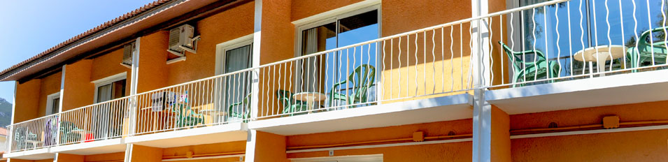 Studios und Apartments auf dem korsischen Campingplatz