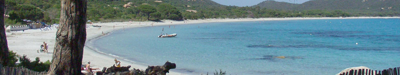 Besuch am Strand von Palombaggia