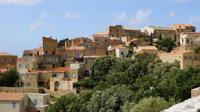 Pigna Corsica Umgebung Camping Castors