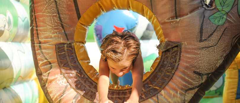 Baumklettern auf korsischem Campingplatz