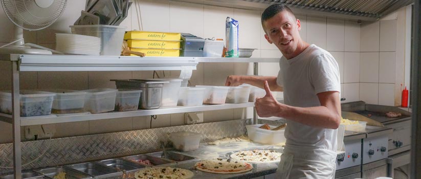 Gastronomie Restaurant Camping Korsika.