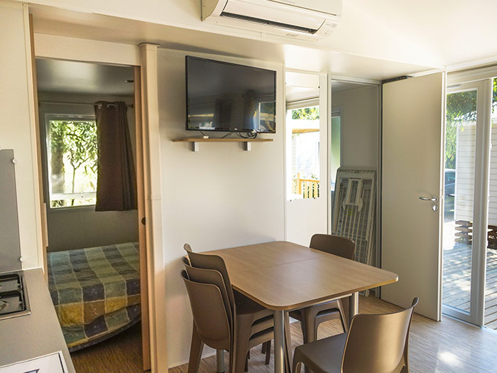 Mobilheim Ostriconi im Freien Camping Korsika