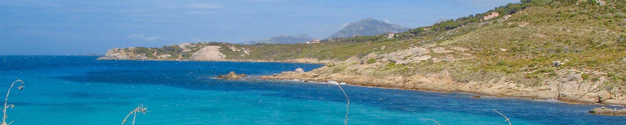 Calvi Landschaft in der Nähe von Camping-Korsika
